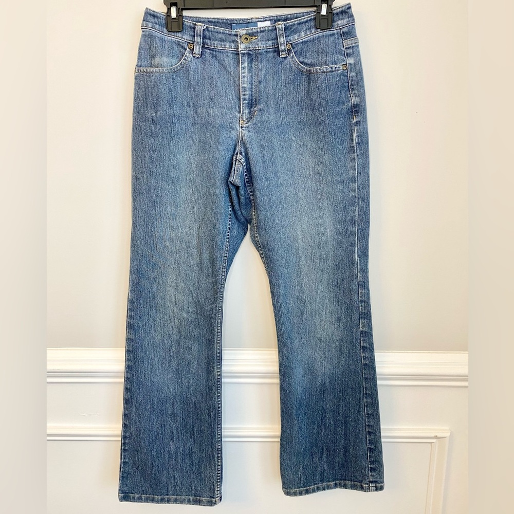 Liz Claiborne boot cut fit stretch jeans size 6 petite